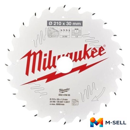 Пильный диск Milwaukee 4932478095 - Изображение №1 — Мульти e-магазин M-SELL