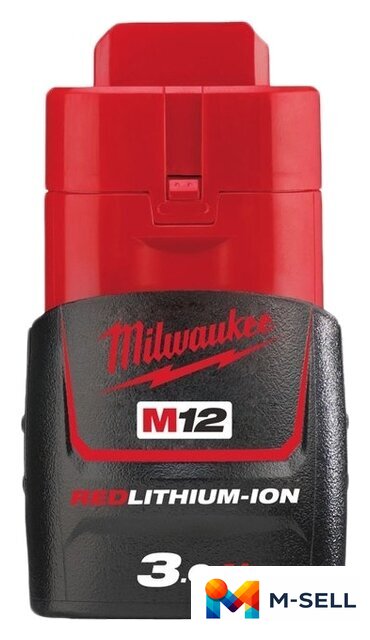 Аккумулятор Milwaukee M12B3 (12В/3 Ah) - Изображение №1 — Мульти e-магазин M-SELL