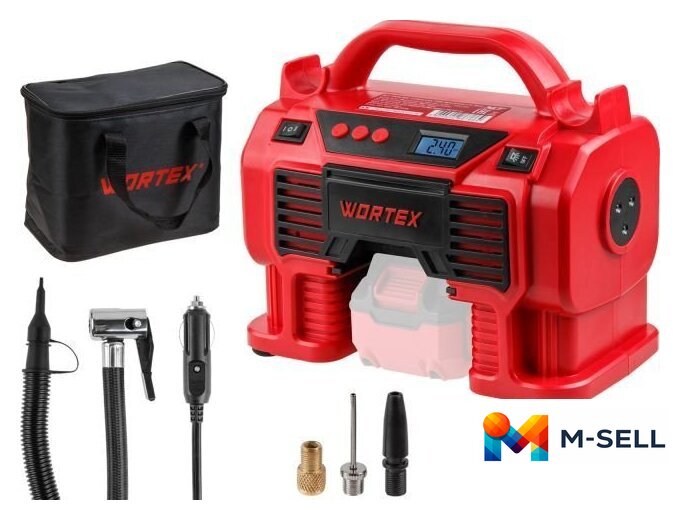 Автомобильный компрессор Wortex CTI 1810 (без АКБ) - Изображение №1 — Мульти e-магазин M-SELL