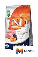 Сухой корм для собак Farmina N&D Grain Free Pumpkin Lamb & Blueberry Adult Mini 2.5 кг - Изображение №1 — Мульти e-магазин M-SELL