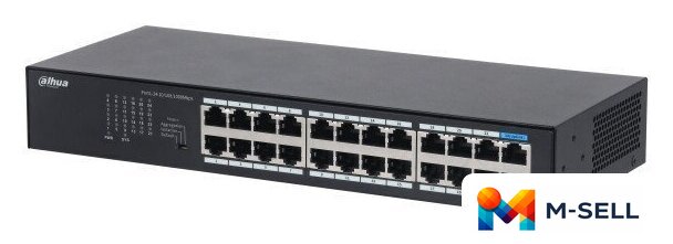 Неуправляемый коммутатор Dahua DH-S3024-24GT - Изображение №2 — Мульти e-магазин M-SELL
