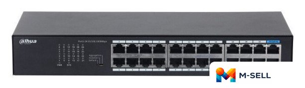 Неуправляемый коммутатор Dahua DH-S3024-24GT - Изображение №1 — Мульти e-магазин M-SELL