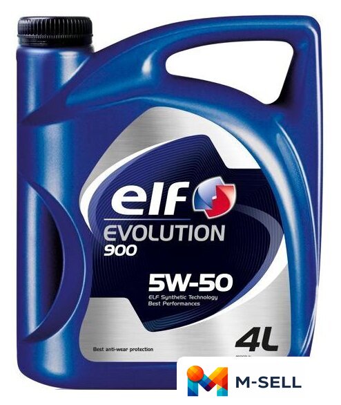 Моторное масло Elf Evolution 900 5W-50 4л - Изображение №1 — Мульти e-магазин M-SELL