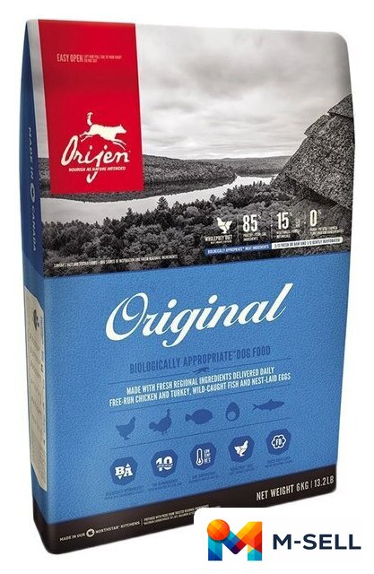 Сухой корм для собак Orijen Original 6 кг - Изображение №1 — Мульти e-магазин M-SELL