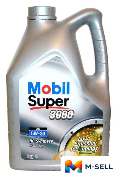 Моторное масло Mobil Super 3000 XE 5W-30 5л - Изображение №1 — Мульти e-магазин M-SELL