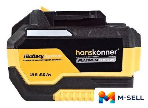 Аккумулятор Hanskonner HBP2006 (18В/6 Ah) - Изображение №10 — Мульти e-магазин M-SELL