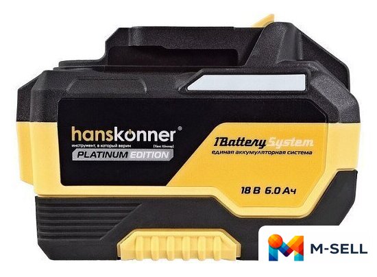 Аккумулятор Hanskonner HBP2006 (18В/6 Ah) - Изображение №9 — Мульти e-магазин M-SELL