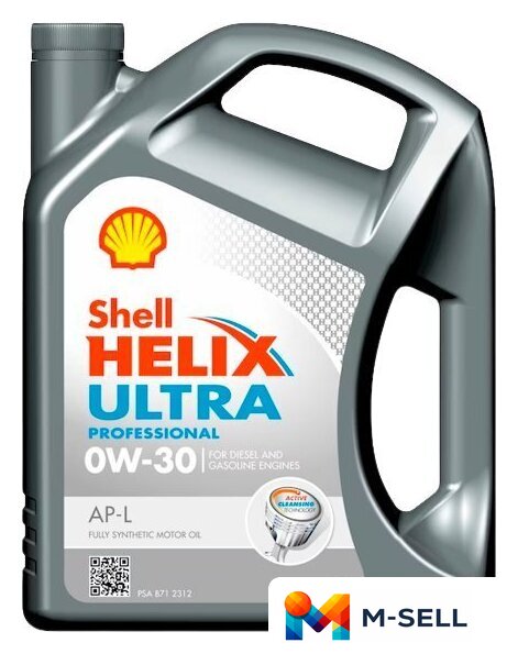Моторное масло Shell Helix Ultra Professional AP-L 0W-30 5л - Изображение №1 — Мульти e-магазин M-SELL