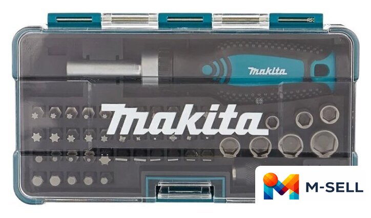 Набор отвертка с битами Makita B-36170 (47 предметов) - Изображение №2 — Мульти e-магазин M-SELL