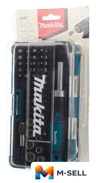 Набор отвертка с битами Makita B-36170 (47 предметов) - Изображение №4 — Мульти e-магазин M-SELL
