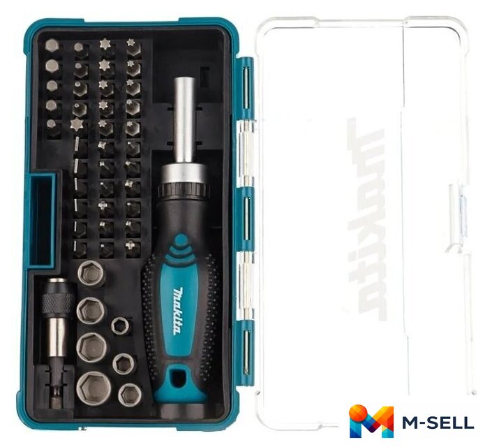 Набор отвертка с битами Makita B-36170 (47 предметов) - Изображение №3 — Мульти e-магазин M-SELL