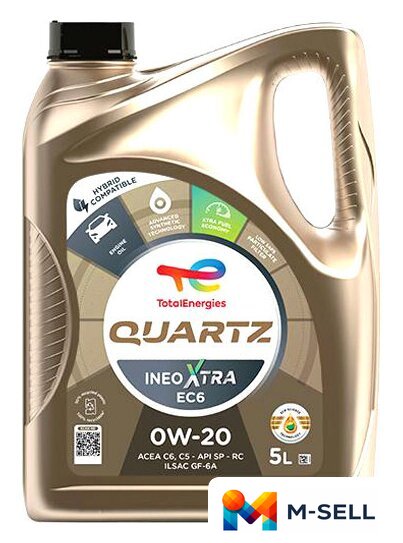 Моторное масло Total Quartz Ineo X.EC6 0W-20 5л - Изображение №1 — Мульти e-магазин M-SELL