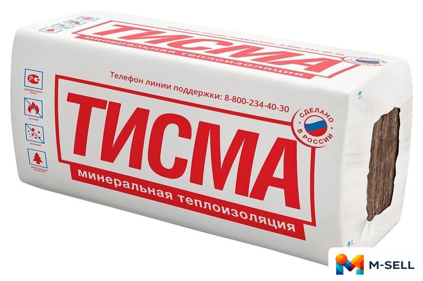 Теплоизоляция KNAUF Insulation Тисма TS 038 100x600x1300 (8 шт, 6.24 м.кв.) - Изображение №1 — Мульти e-магазин M-SELL