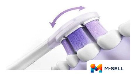 Электрическая зубная щетка Xiaomi Oscillation Electric Toothbrush Pro MES610 (фиолетовый) - Изображение №6 — Мульти e-магазин M-SELL