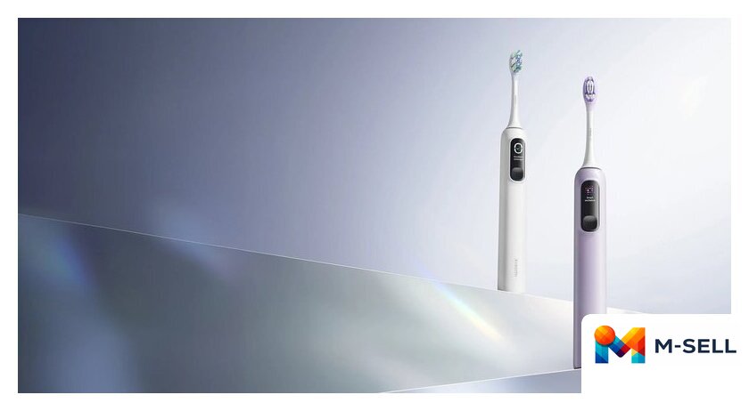 Электрическая зубная щетка Xiaomi Oscillation Electric Toothbrush Pro MES610 (фиолетовый) - Изображение №2 — Мульти e-магазин M-SELL