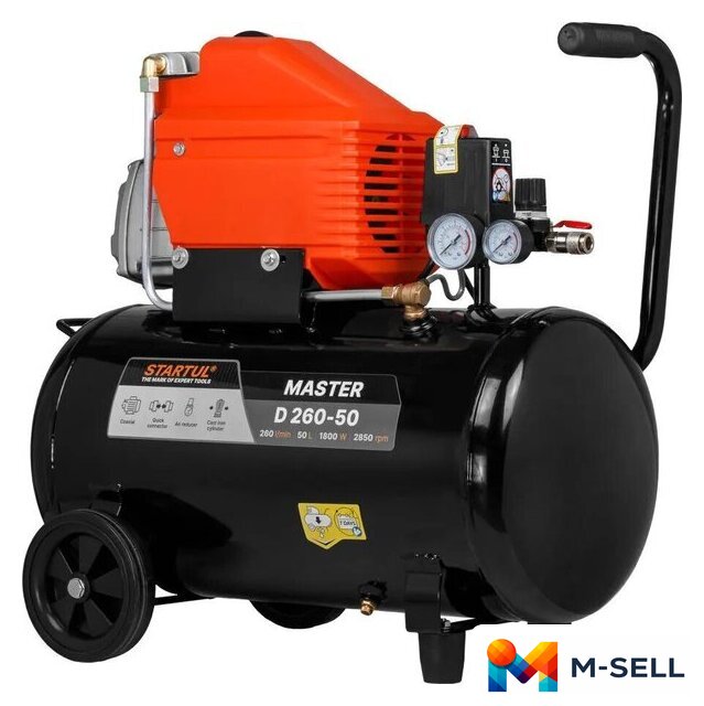Компрессор Startul Master D 260-50 - Изображение №1 — Мульти e-магазин M-SELL