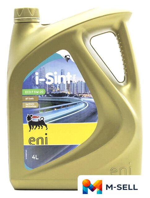 Моторное масло Eni i-Sint tech eco F 5W-20 4л - Изображение №1 — Мульти e-магазин M-SELL