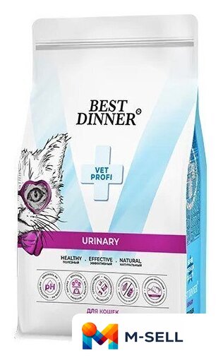 Сухой корм для кошек Best Dinner Vet Profi Urinary (7кг) - Изображение №2 — Мульти e-магазин M-SELL