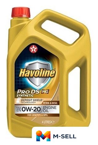 Моторное масло Texaco Havoline ProDS MG 0W-20 4л - Изображение №1 — Мульти e-магазин M-SELL