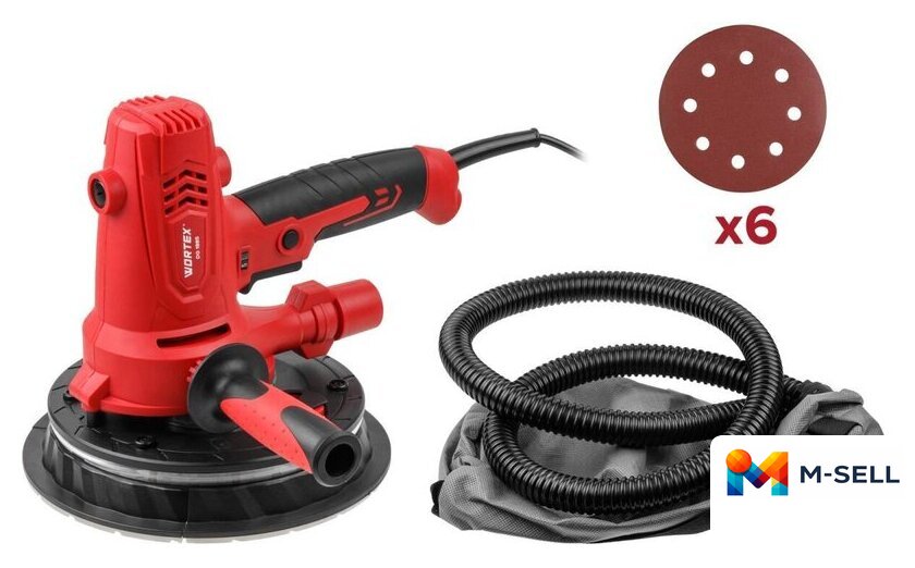 Шлифмашина для стен и потолков Wortex DG 1885 2335158 - Изображение №1 — Мульти e-магазин M-SELL