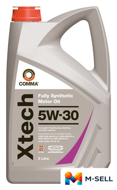 Моторное масло Comma Xtech 5W-30 5л - Изображение №1 — Мульти e-магазин M-SELL