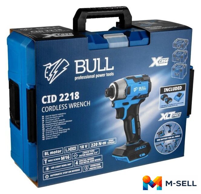 Винтоверт Bull CID 2218 1329953 (с 1-им АКБ, кейс) - Изображение №7 — Мульти e-магазин M-SELL