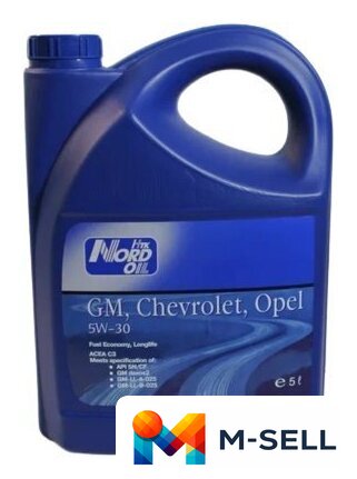 Моторное масло Nord Oil Specific Line 5W-30 Chevrolet/Opel/GM 5л - Изображение №1 — Мульти e-магазин M-SELL