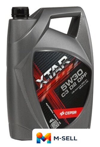 Моторное масло CEPSA XTAR 5W-30 C3 D2 DPF 4л - Изображение №1 — Мульти e-магазин M-SELL