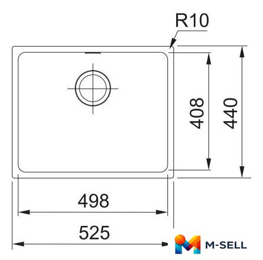 Кухонная мойка Franke Sirius SID 110-50 144.0603.820 (серый) - Изображение №2 — Мульти e-магазин M-SELL
