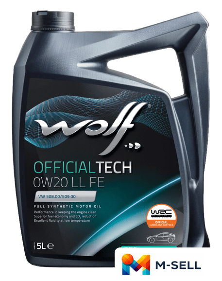 Моторное масло Wolf OfficialTech 0W-20 LL FE 5л - Изображение №1 — Мульти e-магазин M-SELL