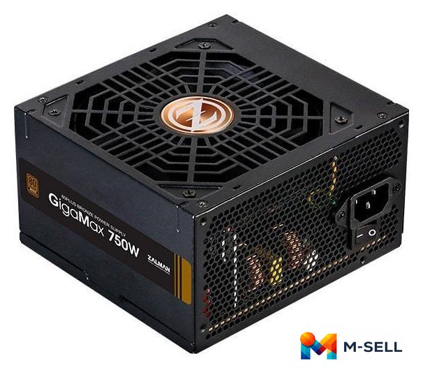 Блок питания Zalman GigaMax ZM750-GVII - Изображение №1 — Мульти e-магазин M-SELL