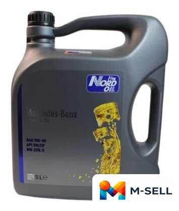 Моторное масло Nord Oil Specific Line 5W-40 Mercedes 5л - Изображение №1 — Мульти e-магазин M-SELL