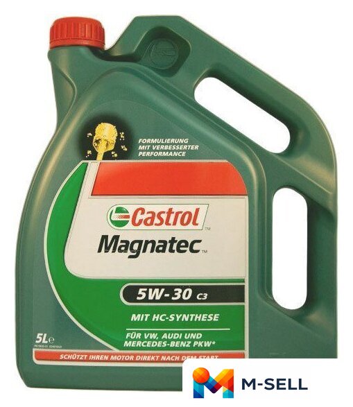 Моторное масло Castrol Magnatec 5W-30 С3 5л - Изображение №1 — Мульти e-магазин M-SELL