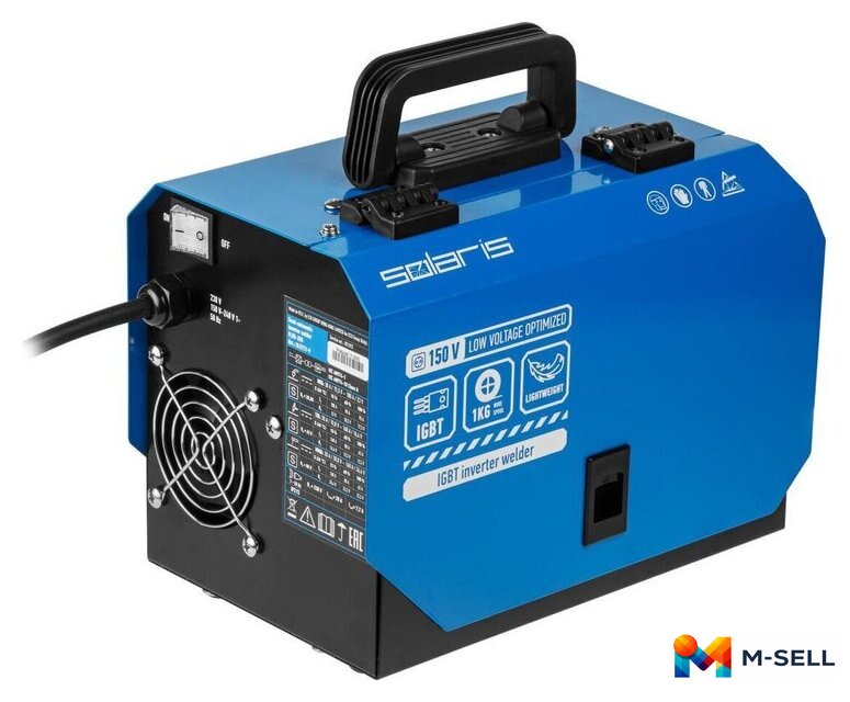 Сварочный инвертор Solaris FLUX-205 SL5721-9 (new) - Изображение №4 — Мульти e-магазин M-SELL