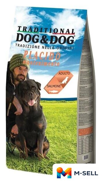 Сухой корм для собак Dog&Dog Adult Traditional Placido Mantenimento 20 кг - Изображение №1 — Мульти e-магазин M-SELL