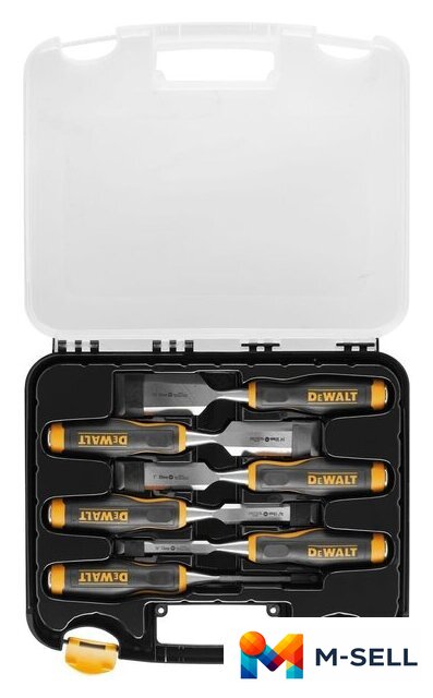 Набор стамесок DeWalt DWHT16852-9 (6 предметов) - Изображение №1 — Мульти e-магазин M-SELL