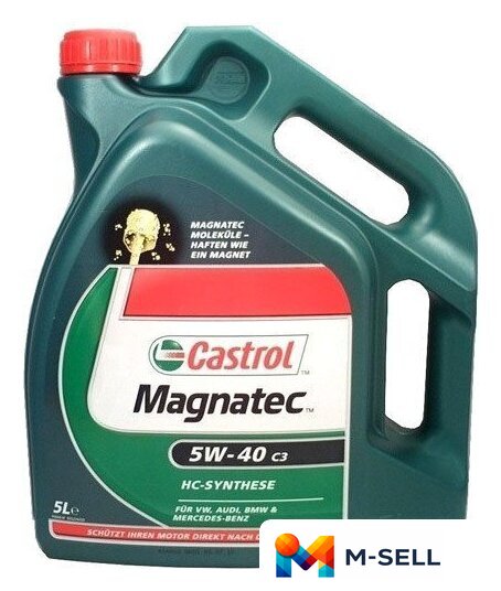 Моторное масло Castrol Magnatec 5W-40 С3 5л - Изображение №1 — Мульти e-магазин M-SELL