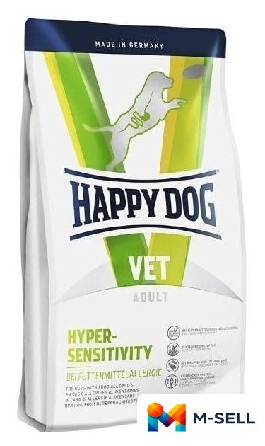 Сухой корм для собак Happy Dog Vet Diet Hypersensitivity 4 кг - Изображение №1 — Мульти e-магазин M-SELL