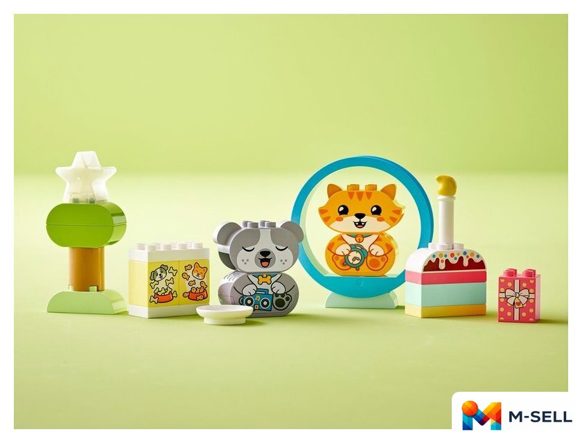 Конструктор LEGO Duplo 10977 Мой первый щенок и котёнок и их звуки - Изображение №6 — Мульти e-магазин M-SELL