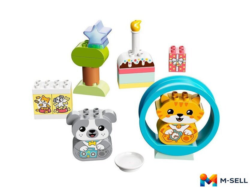 Конструктор LEGO Duplo 10977 Мой первый щенок и котёнок и их звуки - Изображение №2 — Мульти e-магазин M-SELL