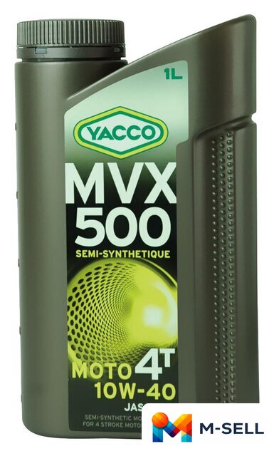 Моторное масло Yacco MVX 500 4T 10W-40 1л - Изображение №1 — Мульти e-магазин M-SELL