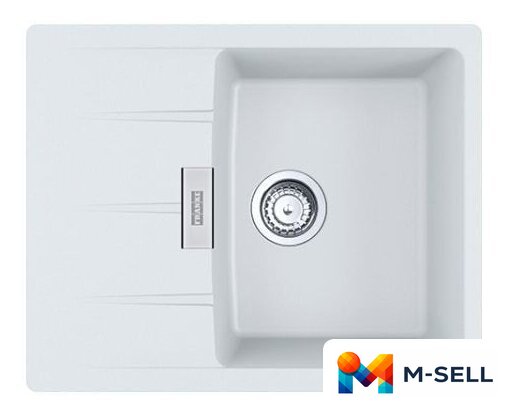 Кухонная мойка Franke Centro CNG 611/211-62 Fragranite 114.0639.676 (белый) - Изображение №1 — Мульти e-магазин M-SELL