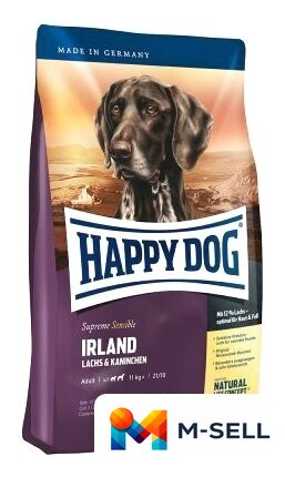 Сухой корм для собак Happy Dog Supreme Sensible Irland Lachs&Kaninchen 12.5 кг - Изображение №1 — Мульти e-магазин M-SELL