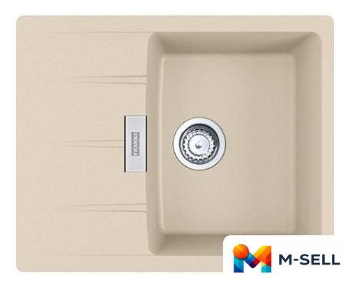 Кухонная мойка Franke Centro CNG 611/211-62 Fragranite 114.0639.679 (бежевый) - Изображение №1 — Мульти e-магазин M-SELL