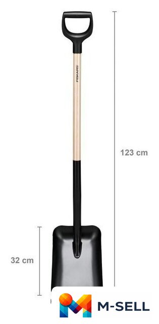 Лопата совковая Fiskars 1066723 - Изображение №3 — Мульти e-магазин M-SELL
