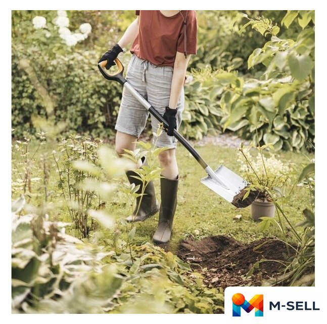 Лопата штыковая прямая Fiskars 1066730 - Изображение №9 — Мульти e-магазин M-SELL