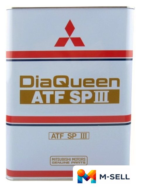 Трансмиссионное масло Mitsubishi DiaQueen ATF SP III 4л - Изображение №1 — Мульти e-магазин M-SELL