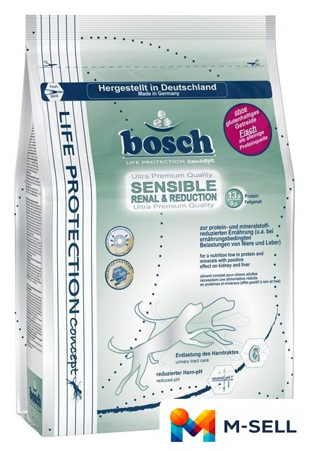 Сухой корм для собак Bosch LPC Sensible Renal & Reduction 11.5 кг - Изображение №2 — Мульти e-магазин M-SELL