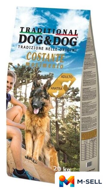 Сухой корм для собак Dog&Dog Adult Traditional Costante Movimento 20 кг - Изображение №1 — Мульти e-магазин M-SELL