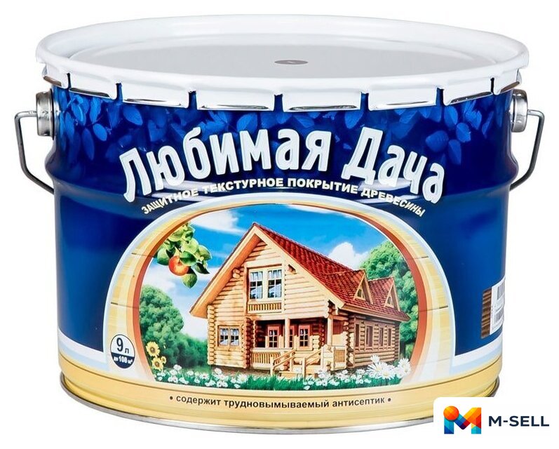 Лак Любимая Дача Защитно-декоративное покрытие для древесины (орех, 9 л) - Изображение №3 — Мульти e-магазин M-SELL